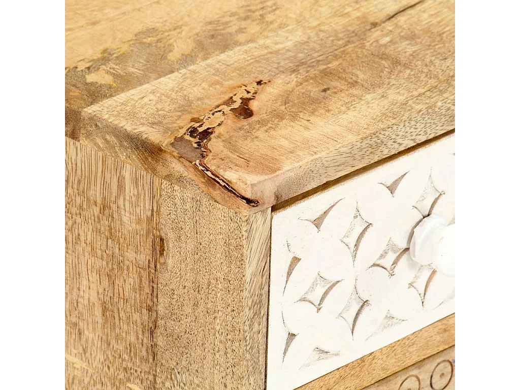 Berkfield TV Cabinet 120x30x40 cm Solid Mango Wood
