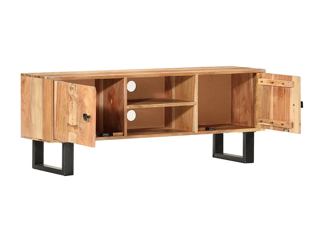 Berkfield TV Cabinet 118x30x45 cm Solid Acacia Wood