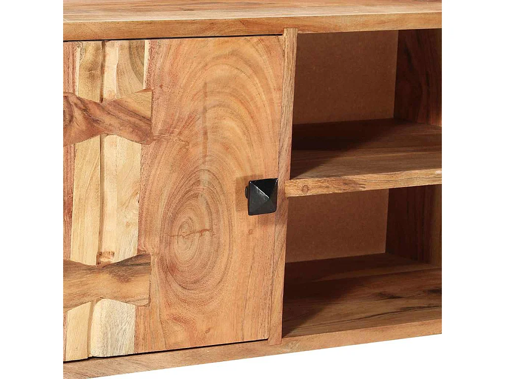 Berkfield TV Cabinet 118x30x45 cm Solid Acacia Wood