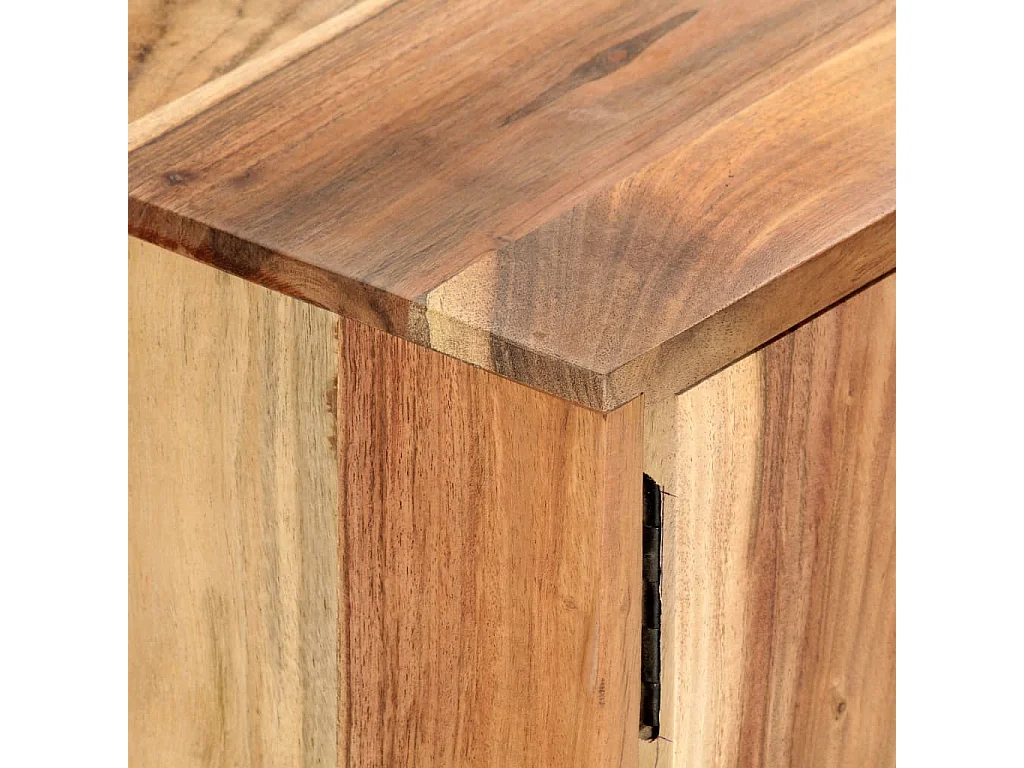 Berkfield TV Cabinet 118x30x45 cm Solid Acacia Wood