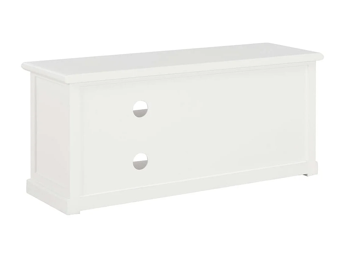 Berkfield TV Cabinet White 90x30x40 cm Wood