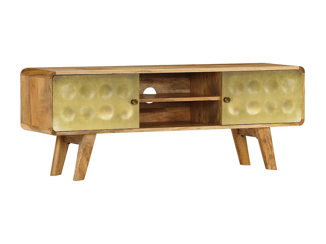 Berkfield TV Cabinet Solid Mango Wood 120x30x45 cm