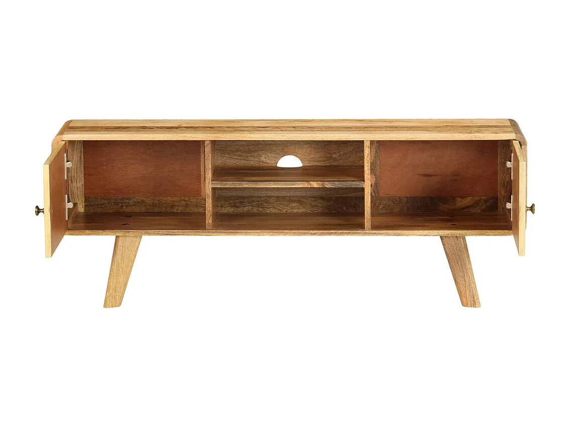 Berkfield TV Cabinet Solid Mango Wood 120x30x45 cm