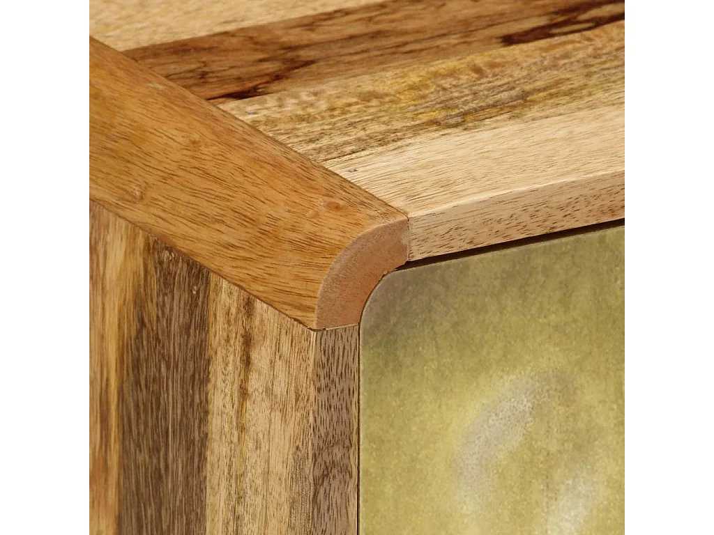 Berkfield TV Cabinet Solid Mango Wood 120x30x45 cm
