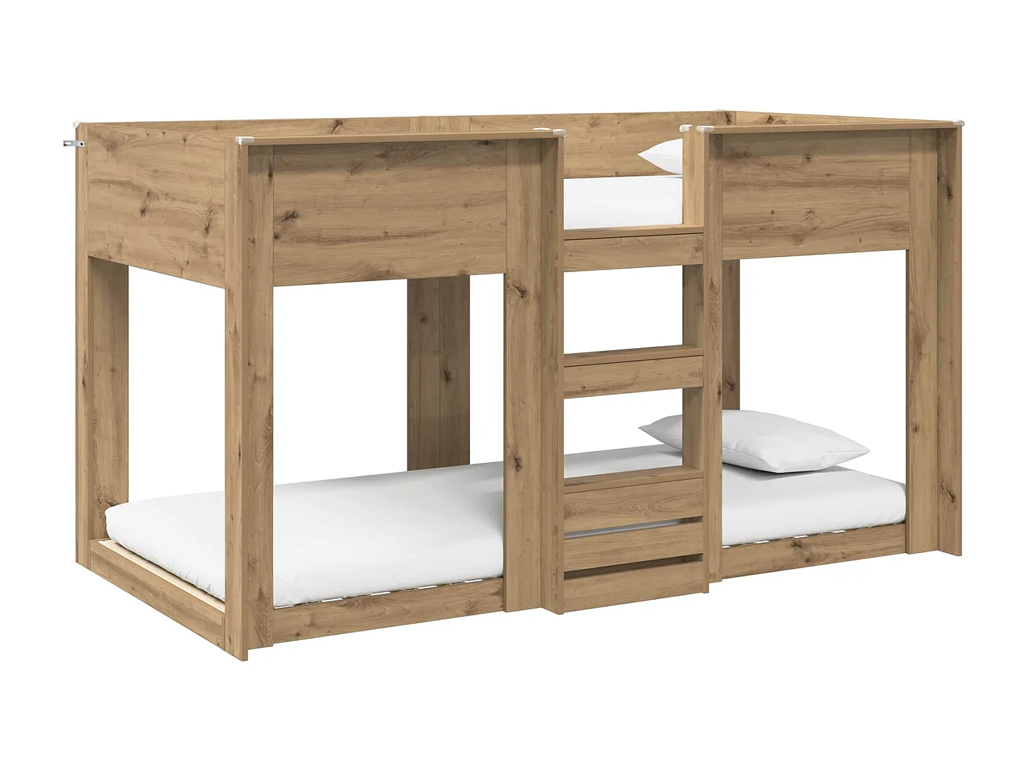 Berkfield Bunk Bed for Kids Artisan Oak 90 x 190 cm Engineered Wood