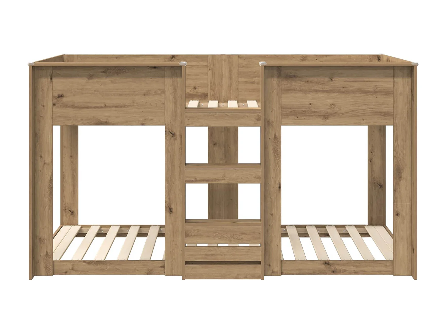 Berkfield Bunk Bed for Kids Artisan Oak 90 x 190 cm Engineered Wood