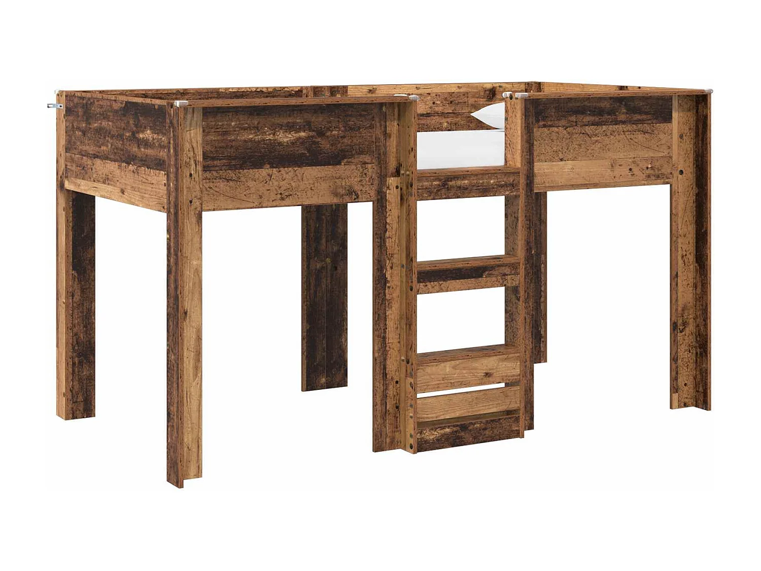 Berkfield Bunk Bed for Kids Old Wood 100 x 200 cm Engineered wood