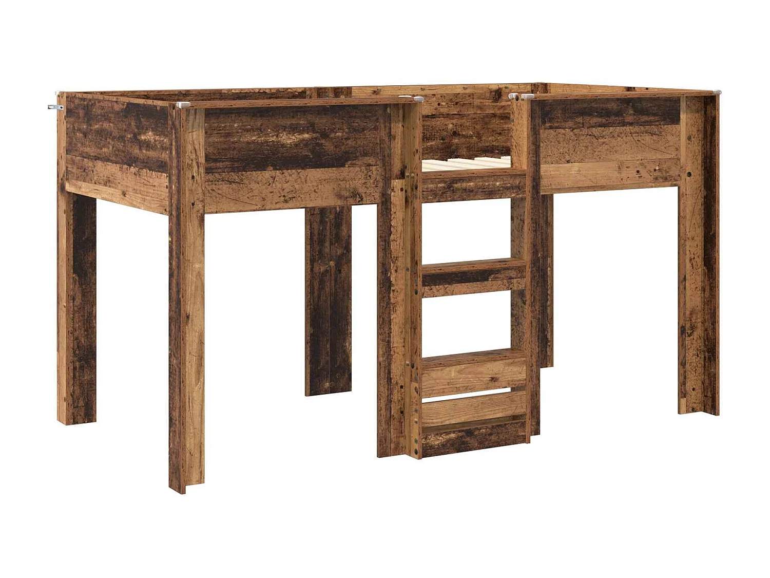 Berkfield Bunk Bed for Kids Old Wood 100 x 200 cm Engineered wood