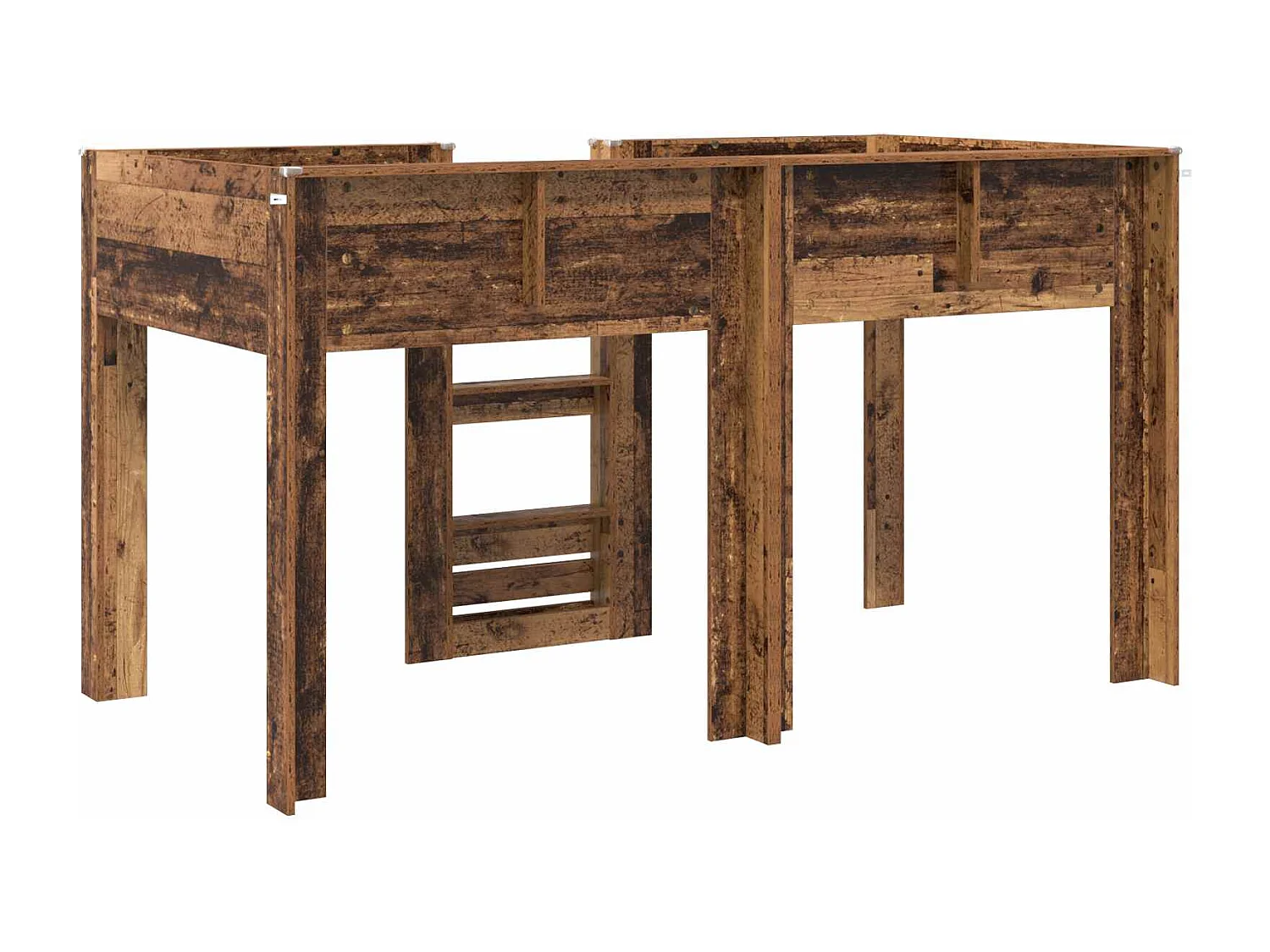 Berkfield Bunk Bed for Kids Old Wood 100 x 200 cm Engineered wood