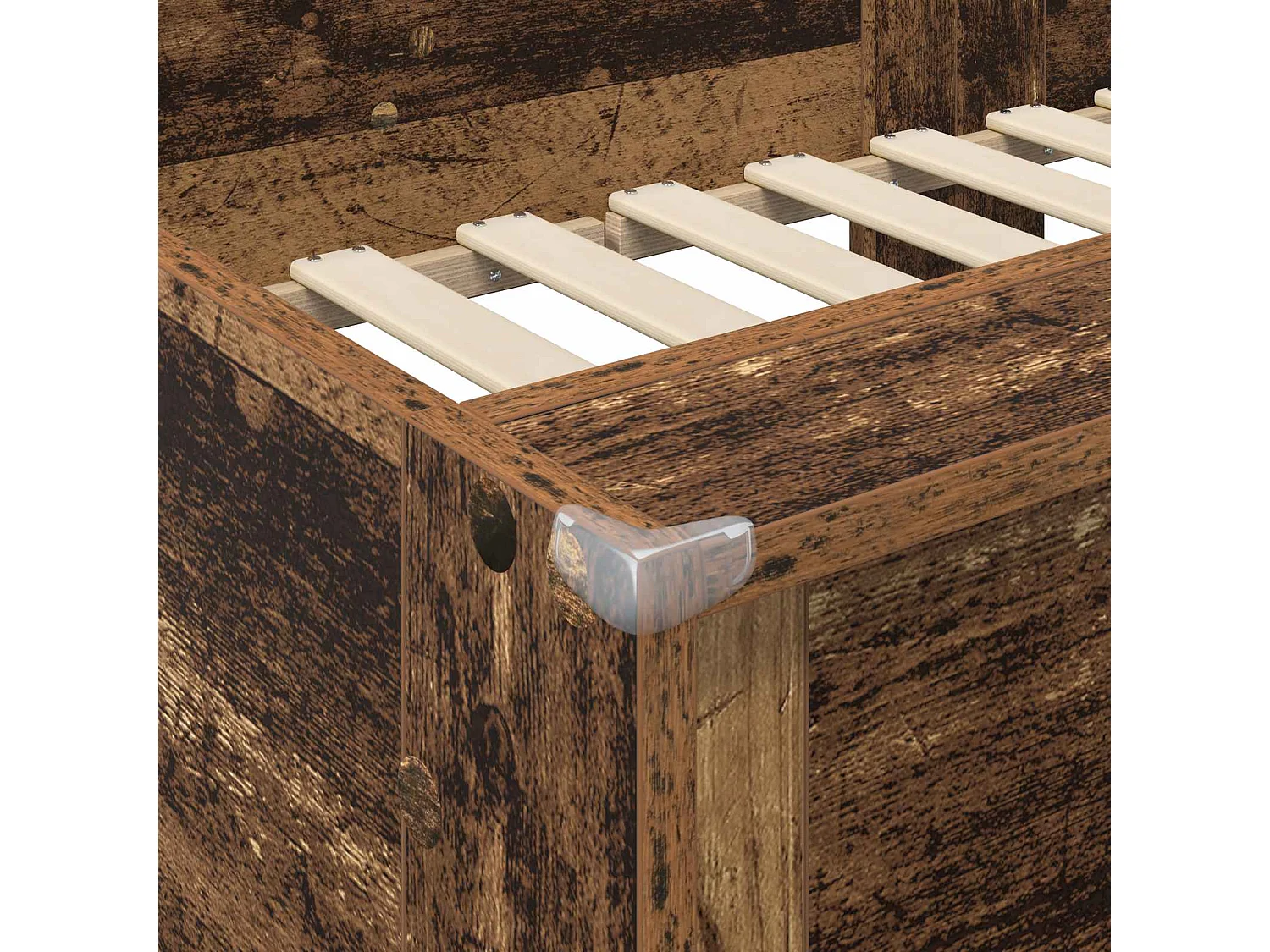 Berkfield Bunk Bed for Kids Old Wood 100 x 200 cm Engineered wood