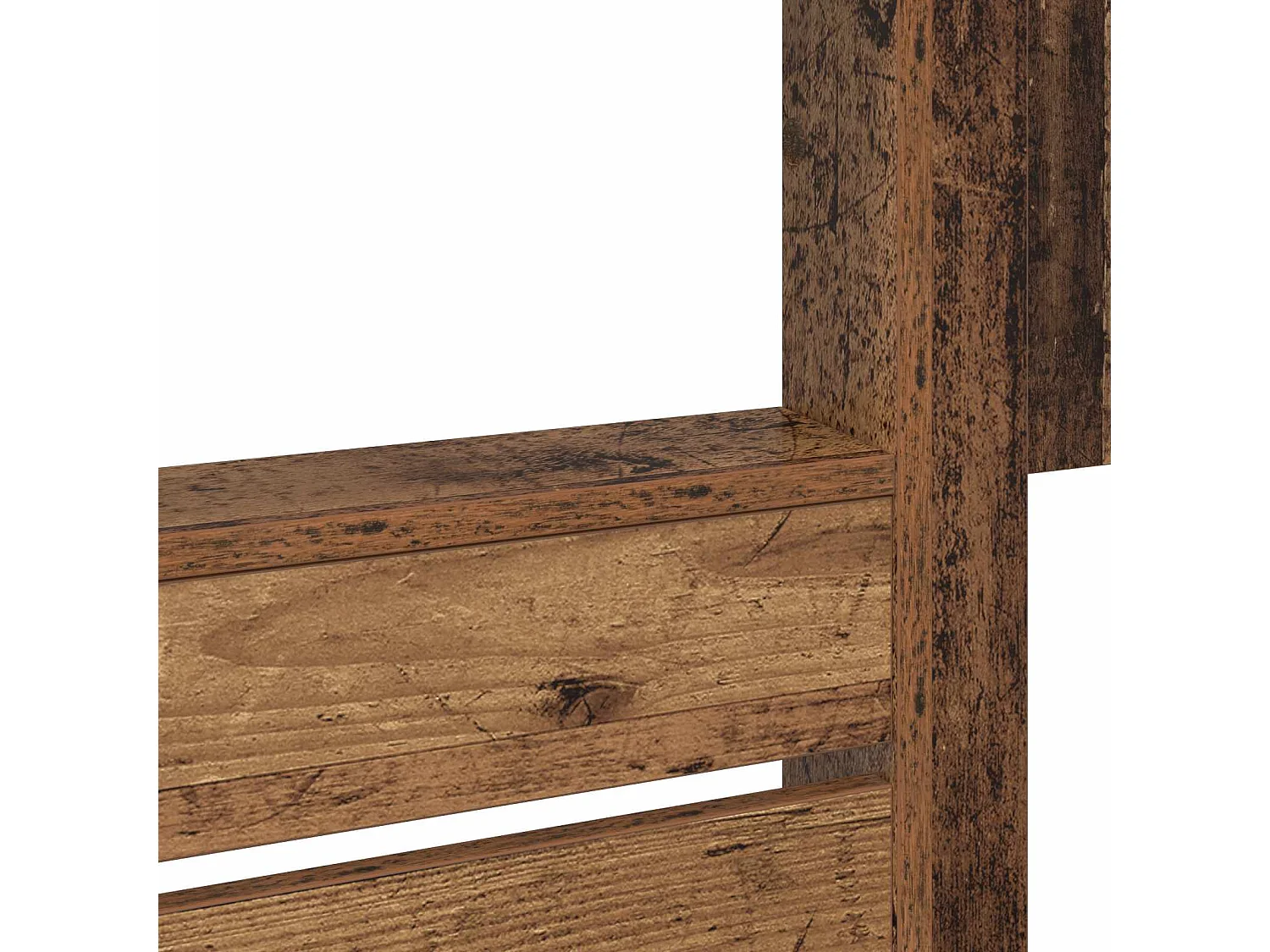 Berkfield Bunk Bed for Kids Old Wood 100 x 200 cm Engineered wood