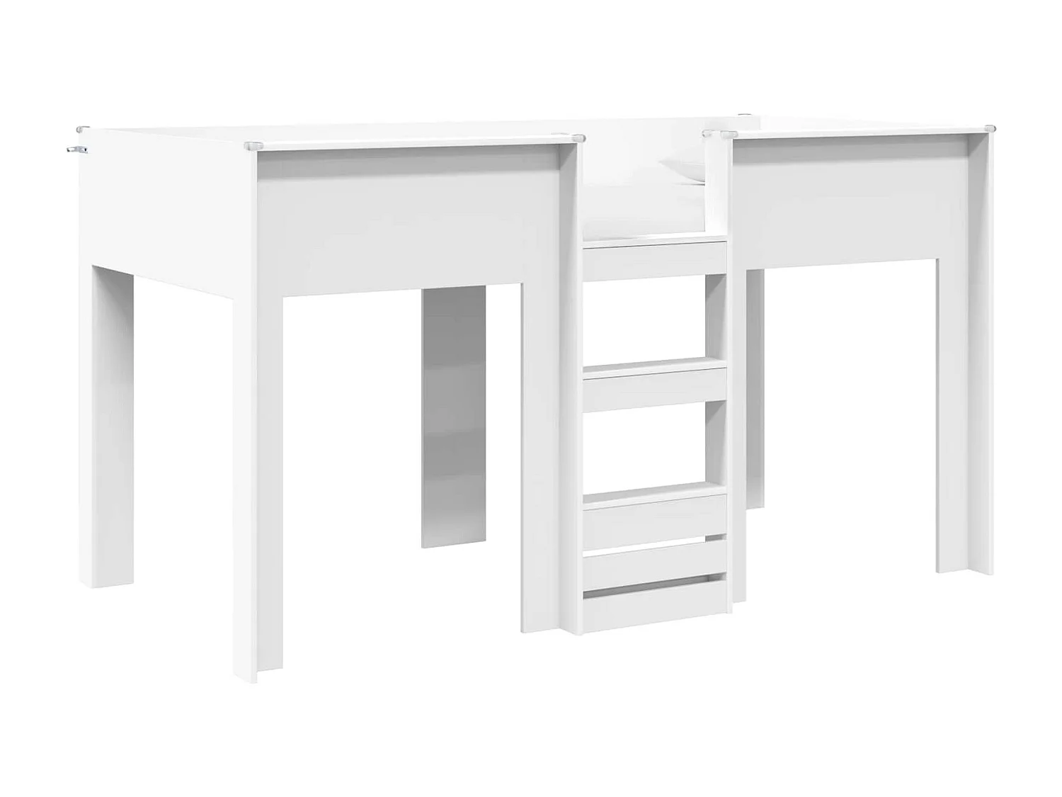 Berkfield Bunk Bed for Kids White 100 x 200 cm Engineered wood