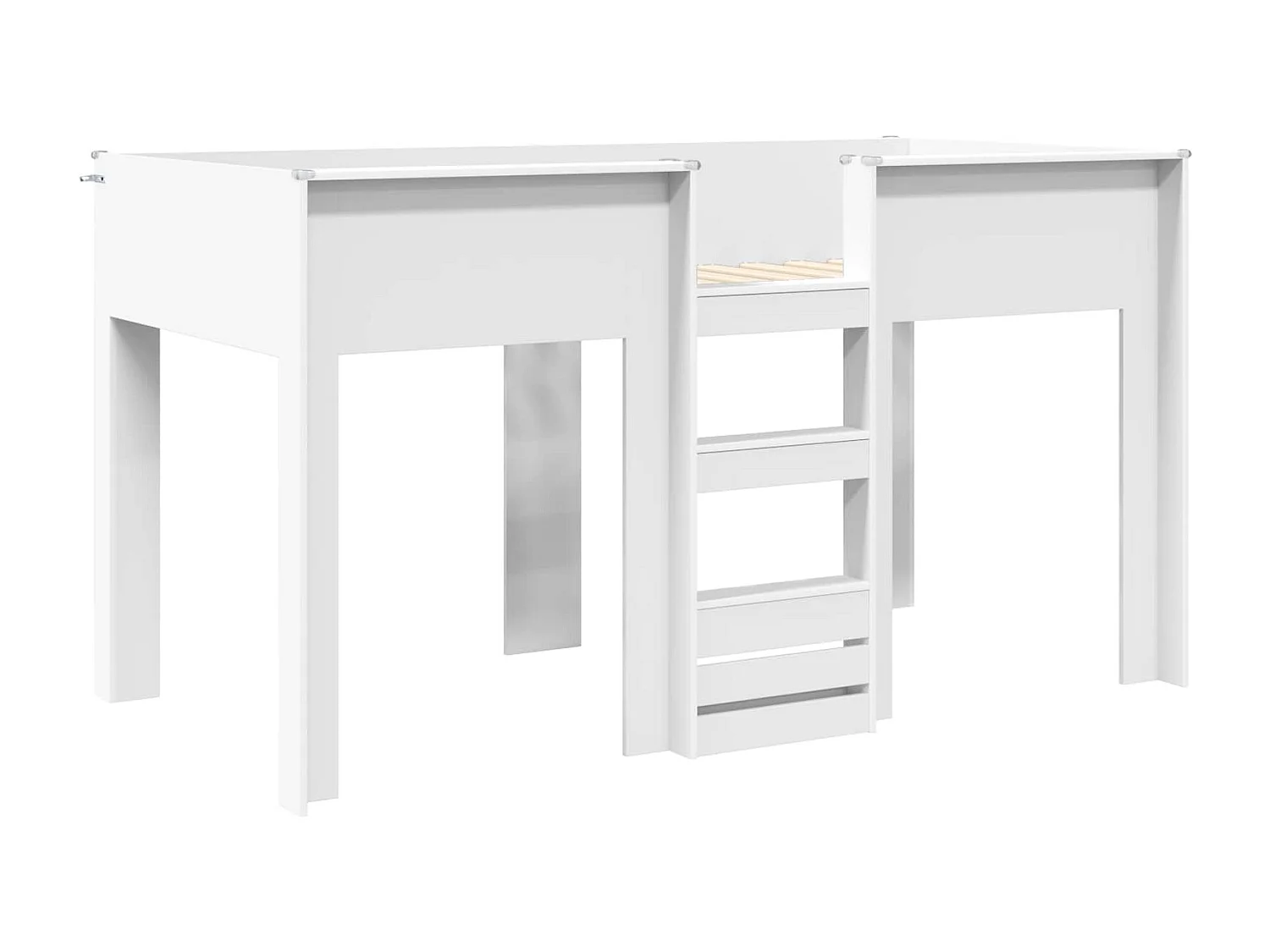 Berkfield Bunk Bed for Kids White 100 x 200 cm Engineered wood