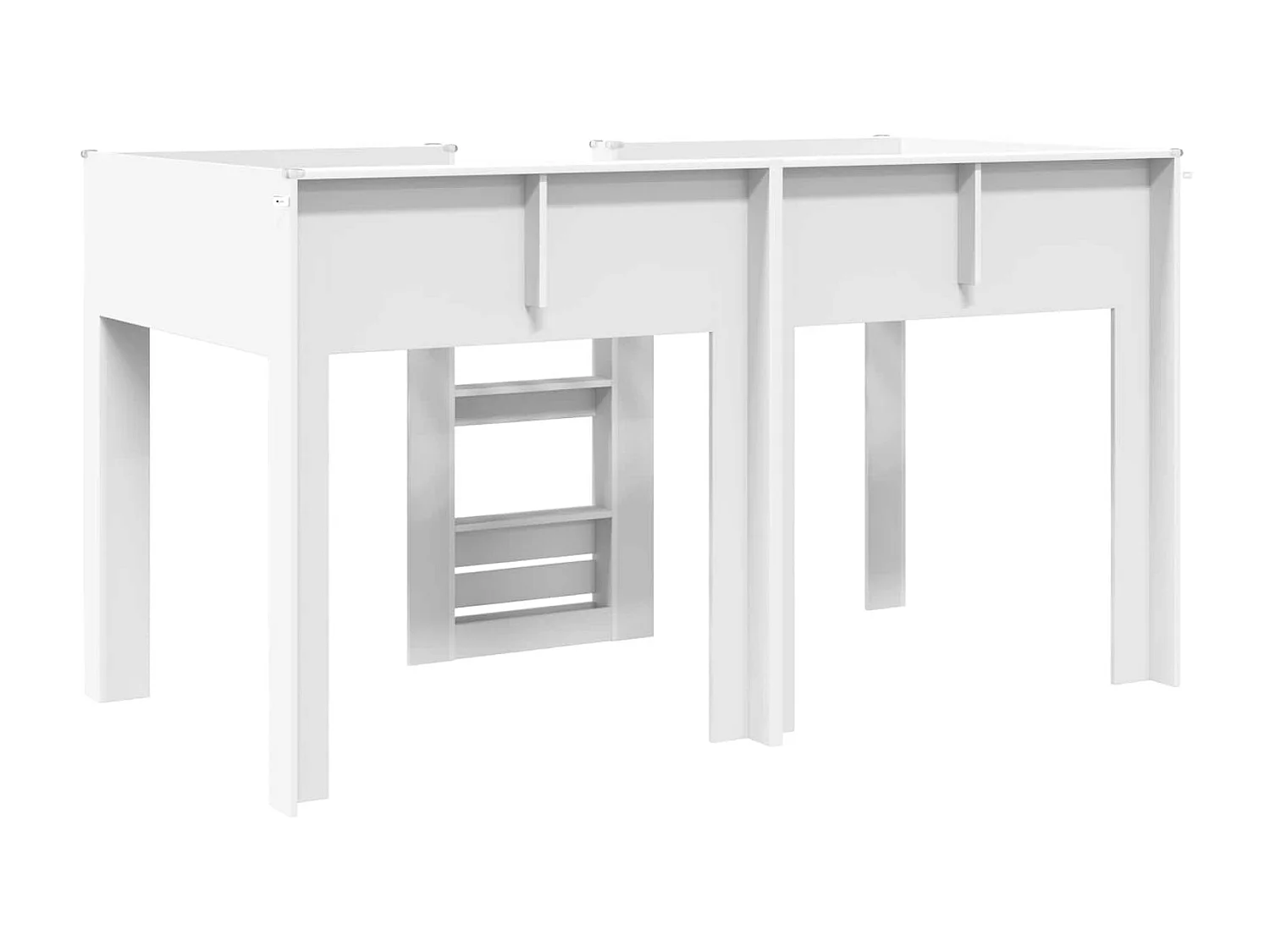 Berkfield Bunk Bed for Kids White 100 x 200 cm Engineered wood