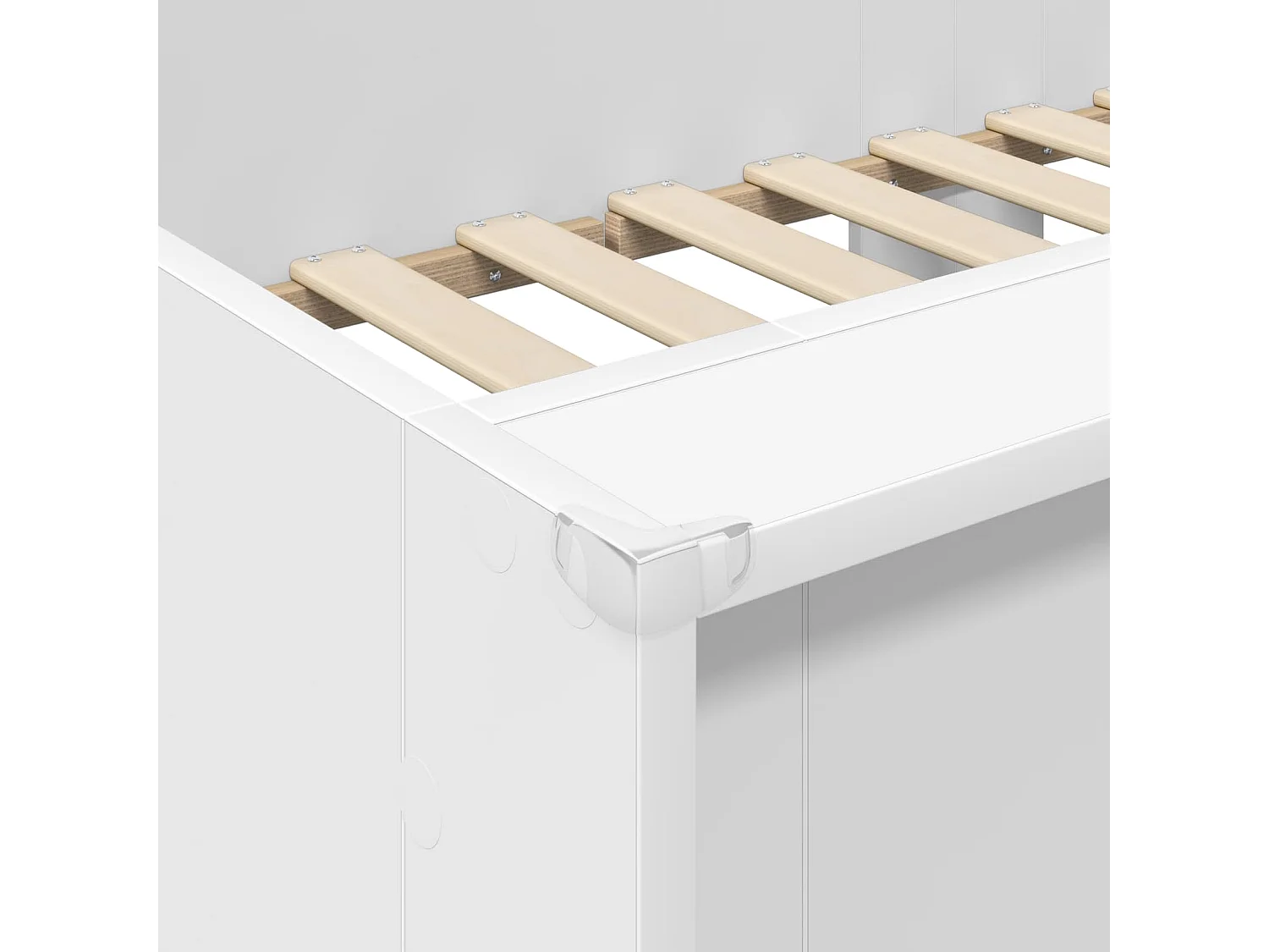 Berkfield Bunk Bed for Kids White 100 x 200 cm Engineered wood