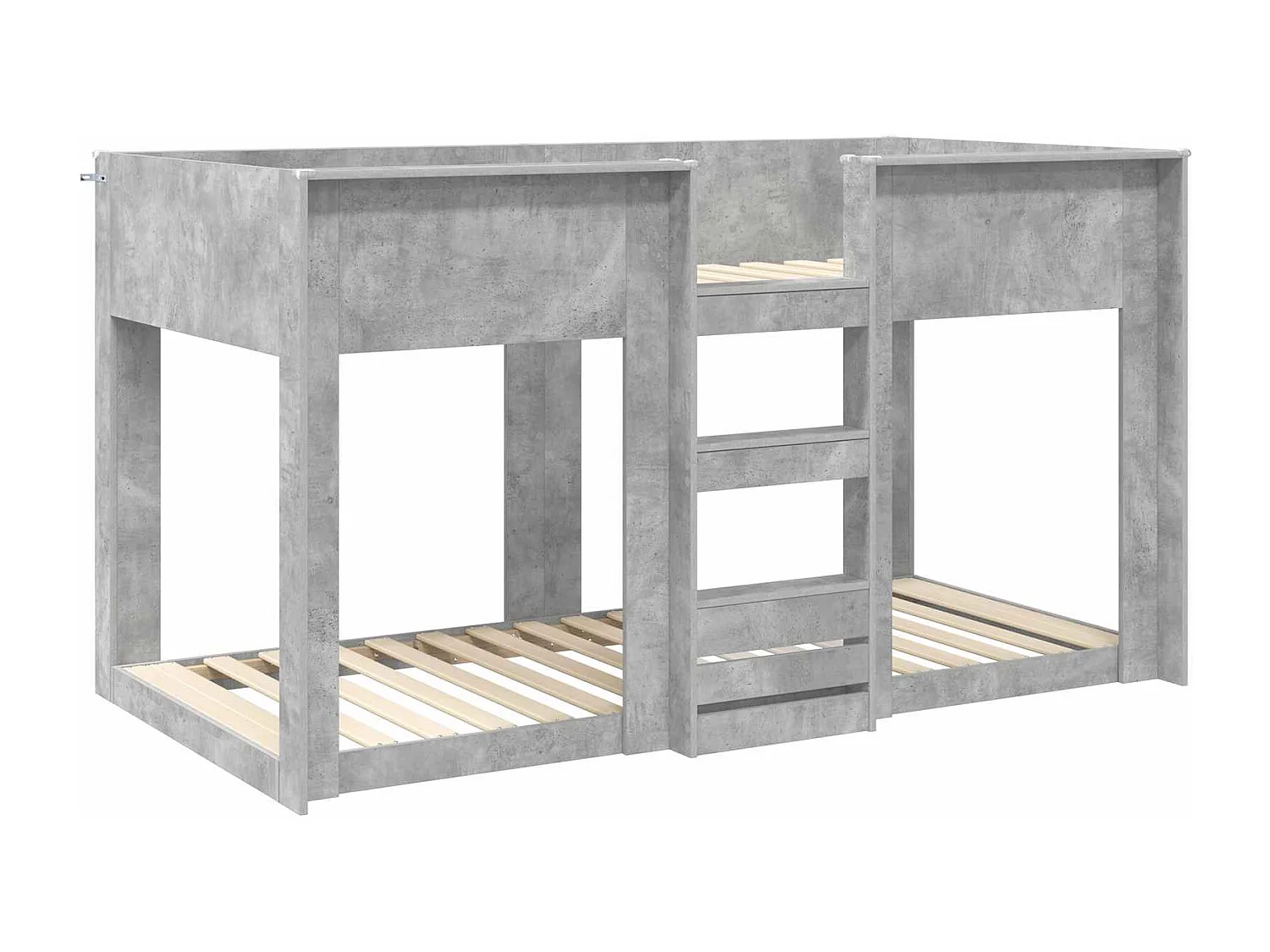 Berkfield Bunk Bed for Kids Concrete Grey 100 x 200 cm Engineered Wood