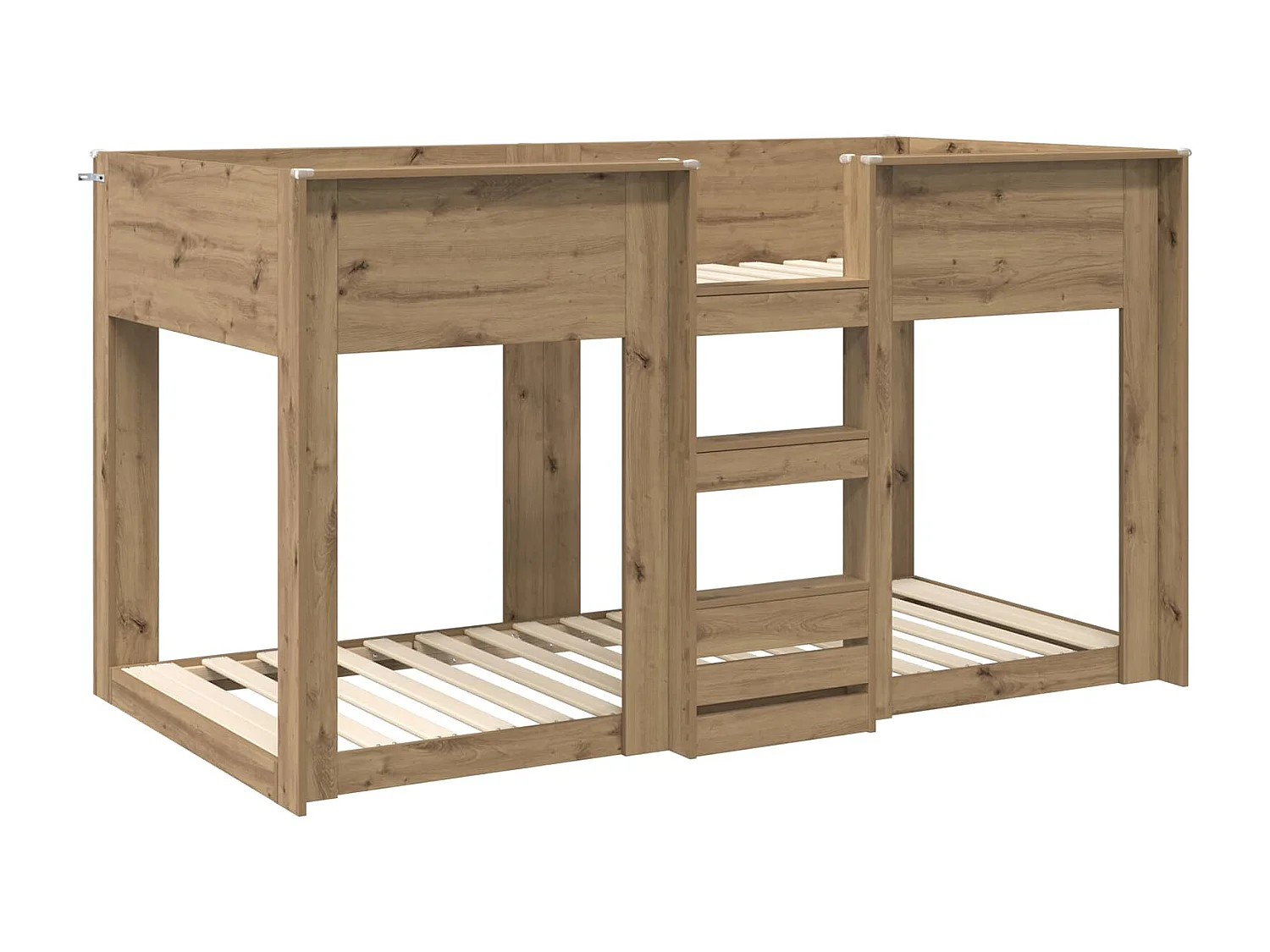 Berkfield Bunk Bed for Kids Artisan Oak 90 x 200 cm Engineered Wood