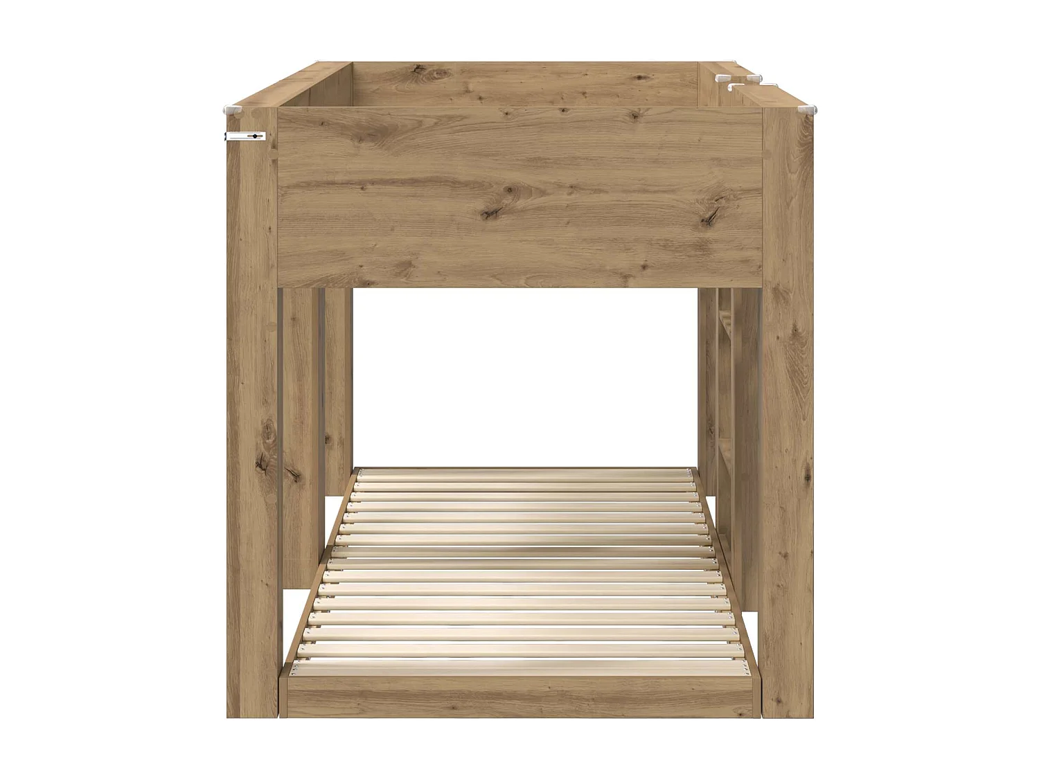 Berkfield Bunk Bed for Kids Artisan Oak 90 x 200 cm Engineered Wood