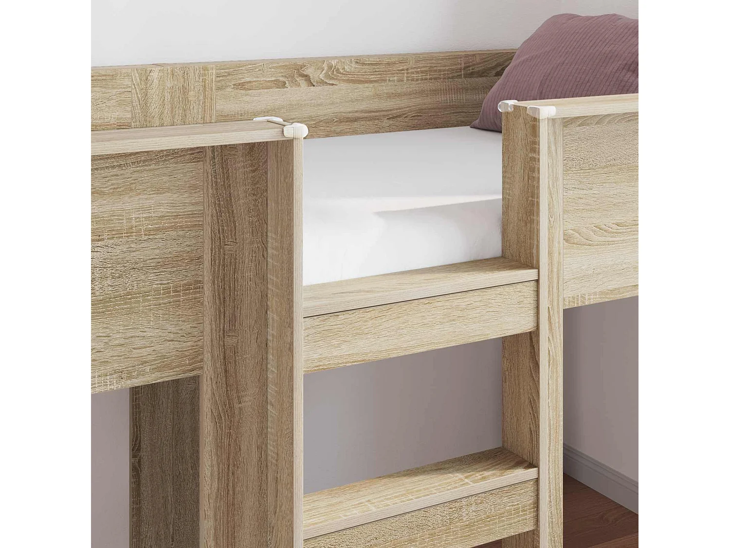 Berkfield Bunk Bed for Kids Sonoma Oak 100 x 200 cm Engineered wood