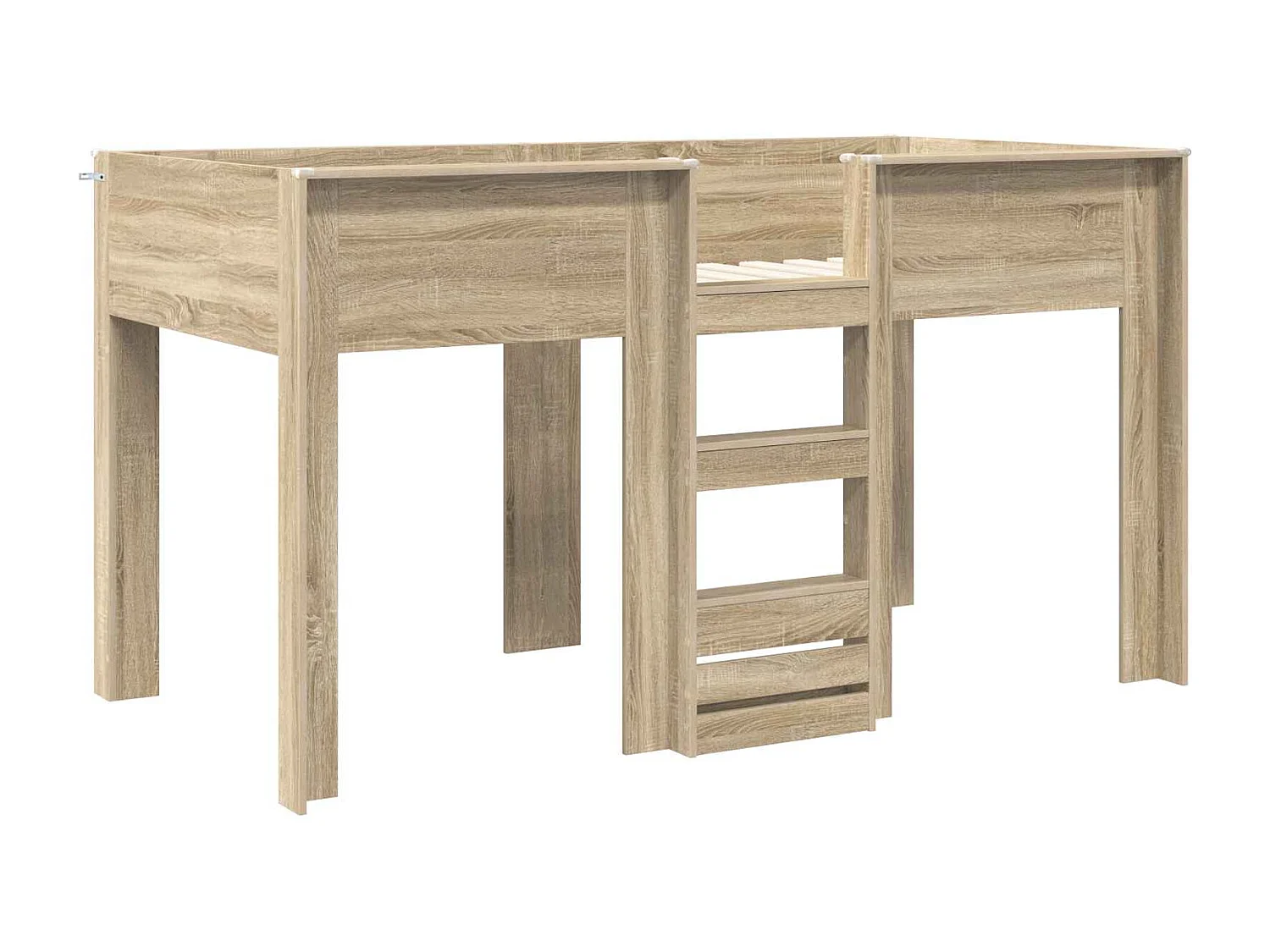 Berkfield Bunk Bed for Kids Sonoma Oak 100 x 200 cm Engineered wood