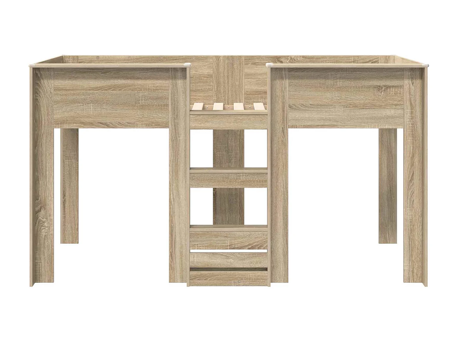 Berkfield Bunk Bed for Kids Sonoma Oak 100 x 200 cm Engineered wood