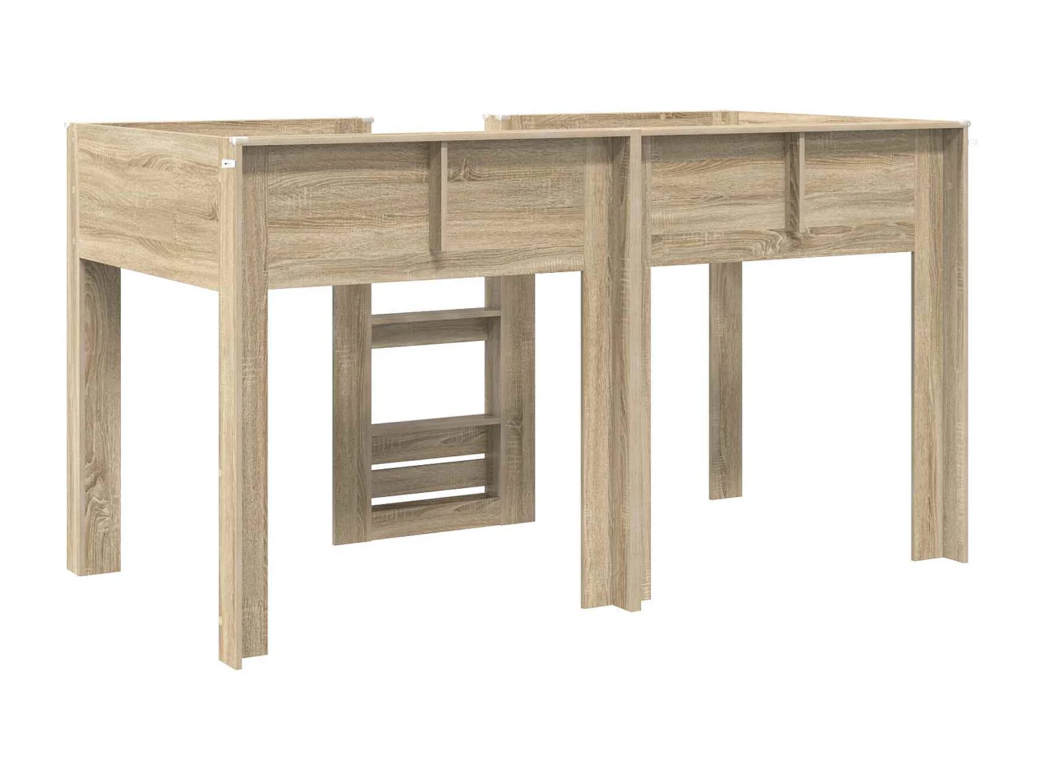 Berkfield Bunk Bed for Kids Sonoma Oak 100 x 200 cm Engineered wood