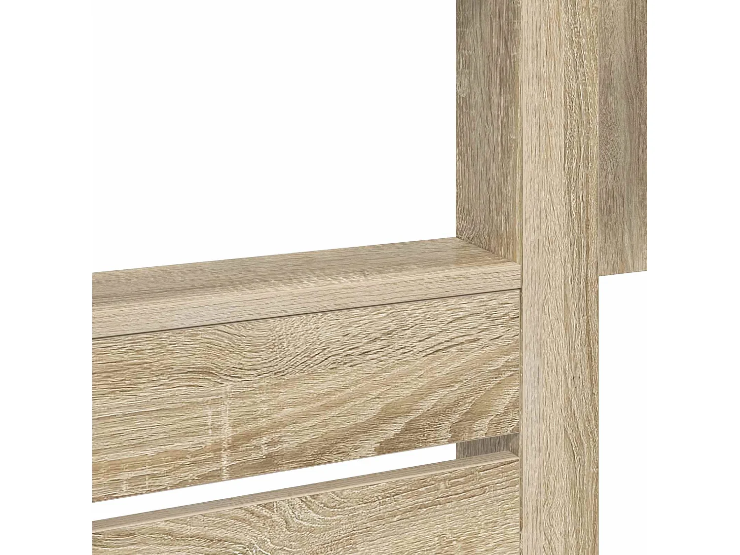 Berkfield Bunk Bed for Kids Sonoma Oak 100 x 200 cm Engineered wood