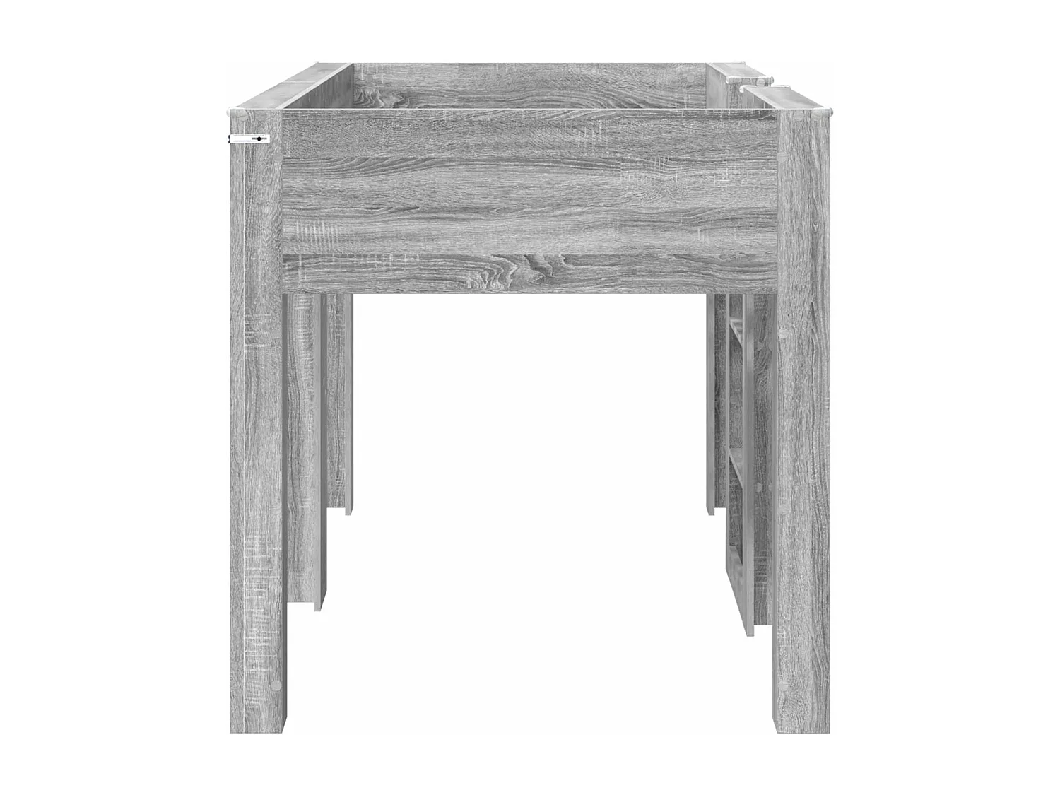 Berkfield Bunk Bed for Kids Grey Sonoma 100 x 200 cm Engineered wood