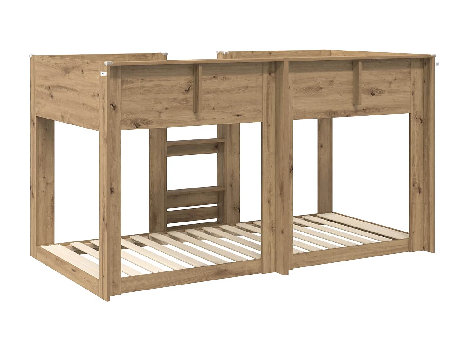 Berkfield Bunk Bed for Kids Artisan Oak 75 x 190 cm Engineered Wood