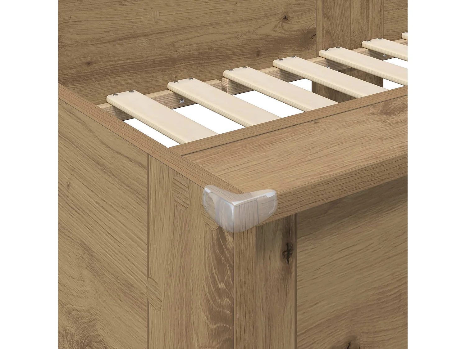 Berkfield Bunk Bed for Kids Artisan Oak 75 x 190 cm Engineered Wood