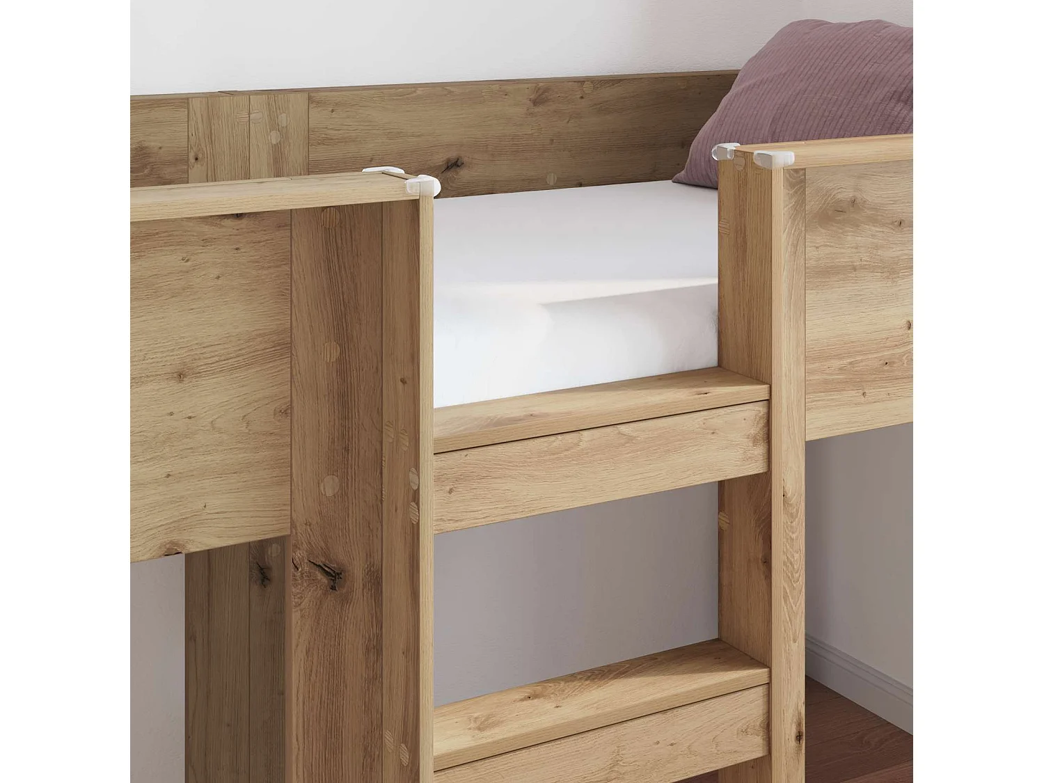 Berkfield Bunk Bed for Kids Artisan Oak 100 x 200 cm Engineered wood