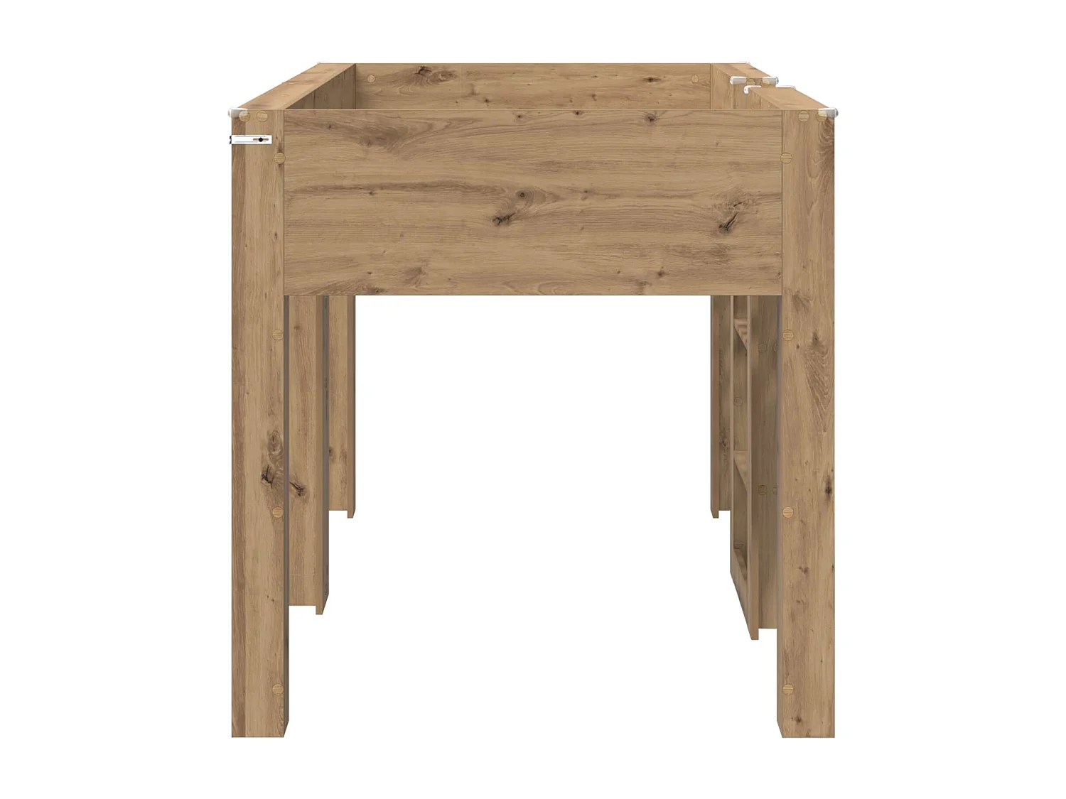 Berkfield Bunk Bed for Kids Artisan Oak 100 x 200 cm Engineered wood