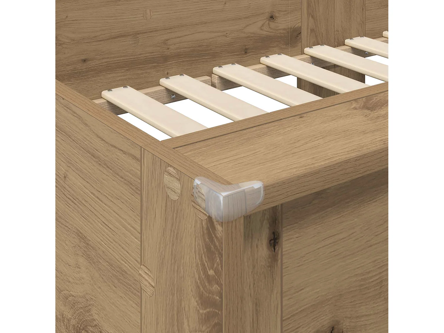 Berkfield Bunk Bed for Kids Artisan Oak 100 x 200 cm Engineered wood