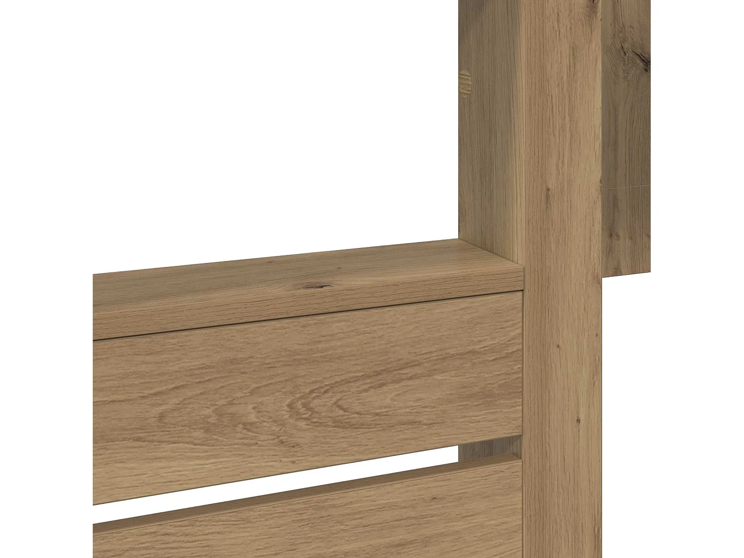 Berkfield Bunk Bed for Kids Artisan Oak 100 x 200 cm Engineered wood
