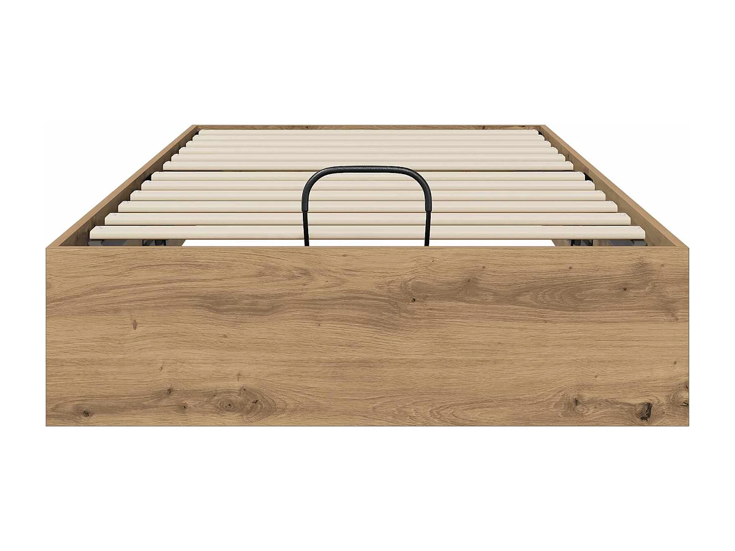 Berkfield Ottoman Bed Frame Artisan Oak 80.5 x 200 cm Engineered Wood