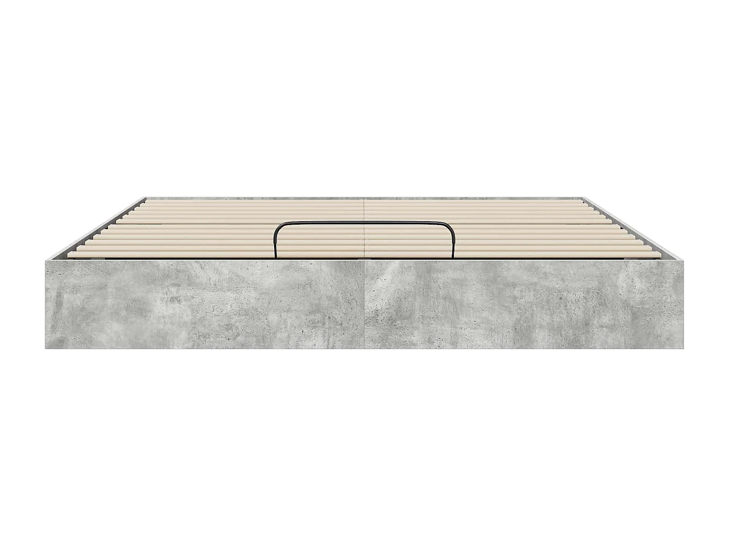 Berkfield Ottoman Bed Frame Concrete Grey 160 x 200 cm Engineered Wood