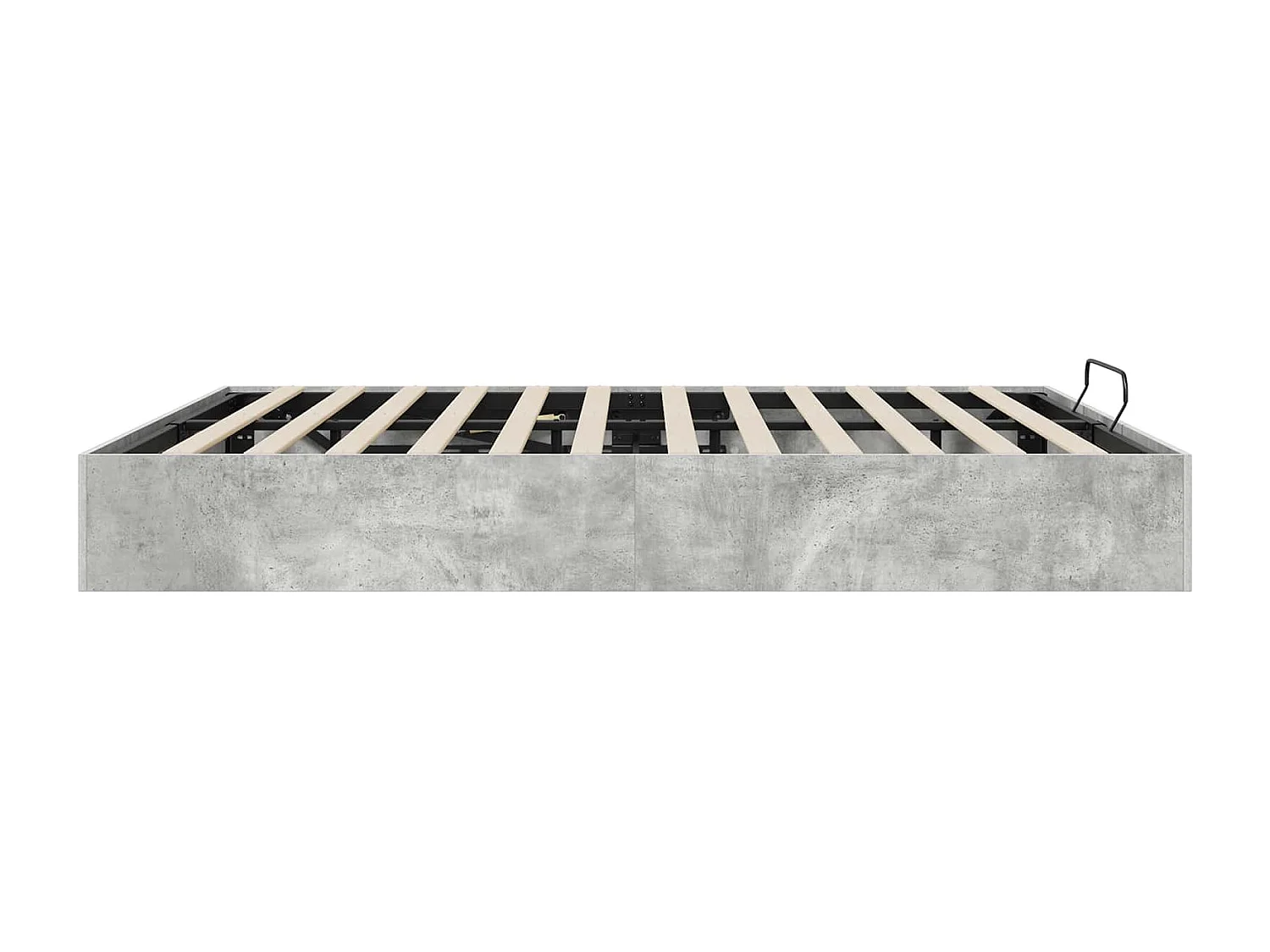 Berkfield Ottoman Bed Frame Concrete Grey 160 x 200 cm Engineered Wood