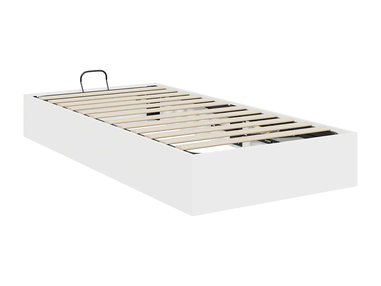 Berkfield Ottoman Bed Frame White 80.5 x 200 cm Engineered Wood