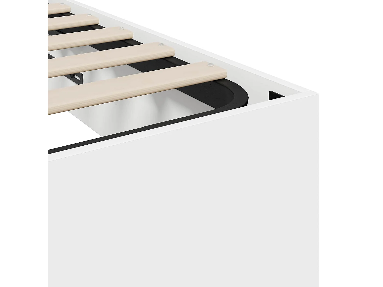 Berkfield Ottoman Bed Frame White 80.5 x 200 cm Engineered Wood