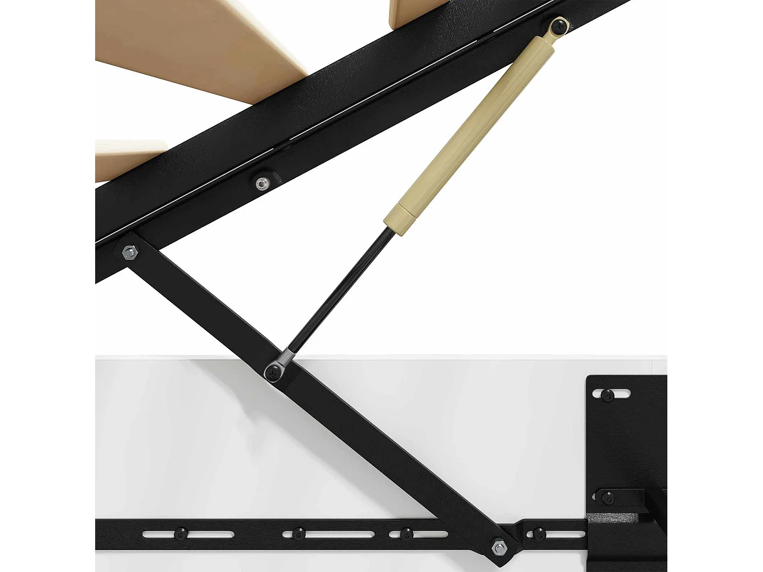Berkfield Ottoman Bed Frame White 80.5 x 200 cm Engineered Wood