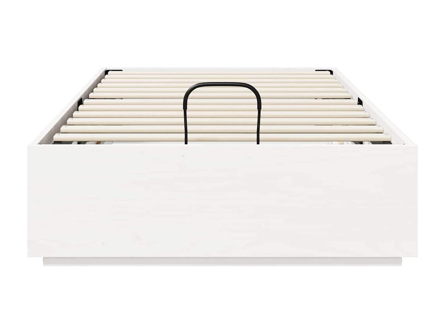 Berkfield Ottoman Bed Frame White 80 x 200 cm Solid Pine Wood