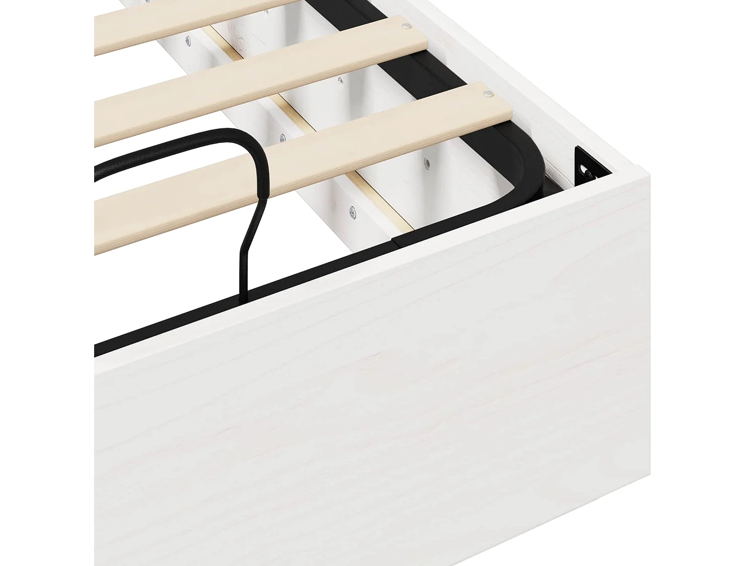 Berkfield Ottoman Bed Frame White 80 x 200 cm Solid Pine Wood