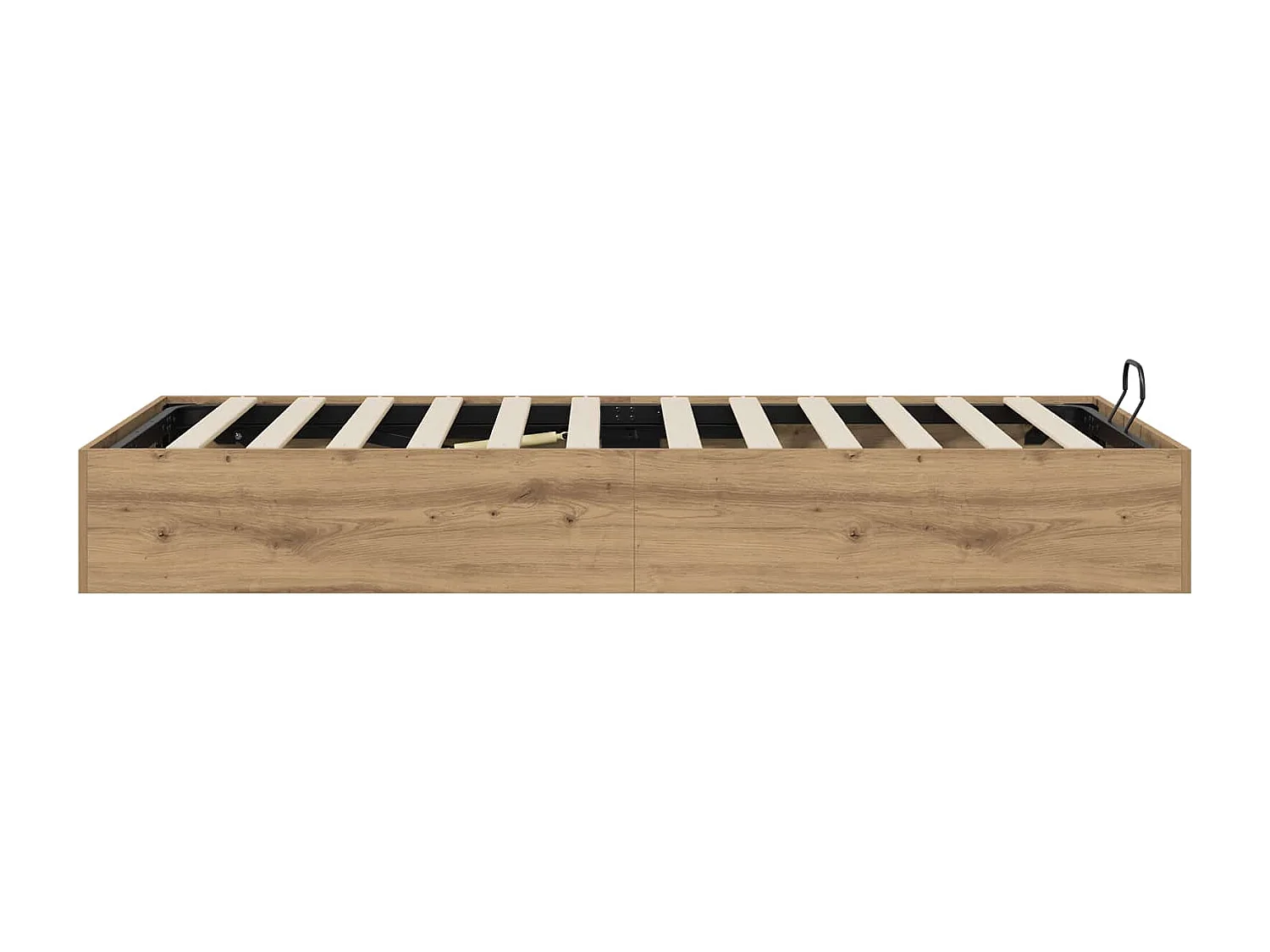 Berkfield Ottoman Bed Frame Artisan Oak 90 x 200 cm Engineered Wood