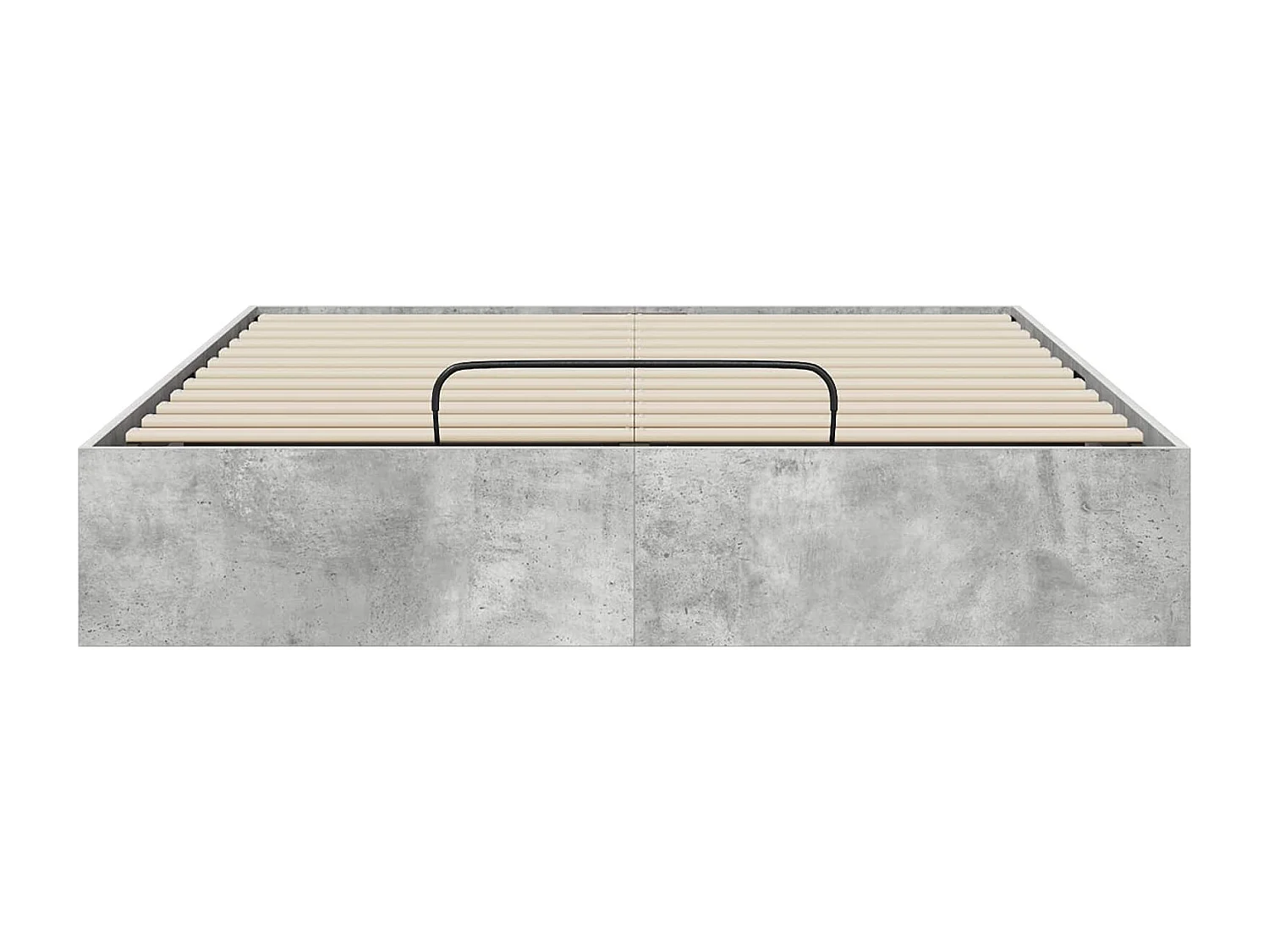 Berkfield Ottoman Bed Frame Concrete Grey 120 x 190 cm Engineered Wood
