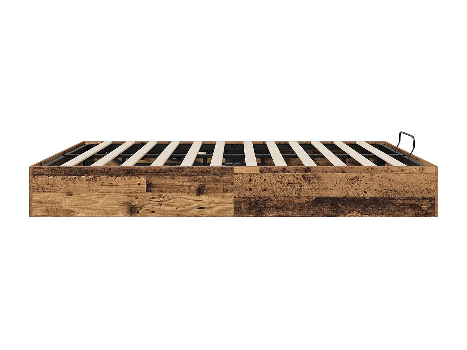Berkfield Ottoman Bed Frame Old Wood 160 x 200 cm Engineered Wood