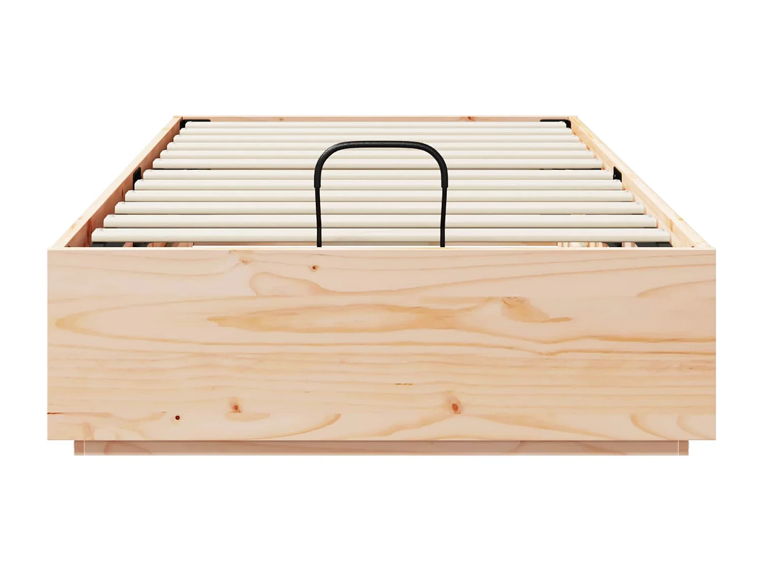 Berkfield Ottoman Bed Frame Natural 80 x 200 cm Solid Pine Wood
