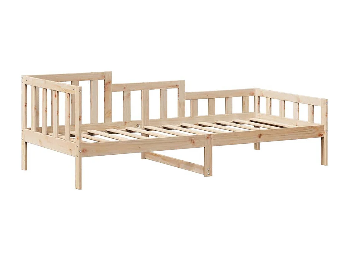 Berkfield Day Bed with Roof without Mattress 80x200 cm Solid Wood