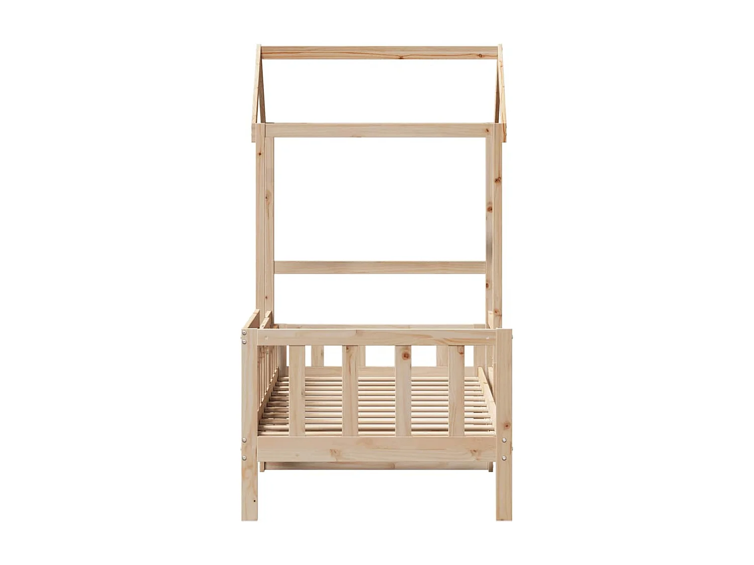 Berkfield Day Bed with Roof without Mattress 80x200 cm Solid Wood