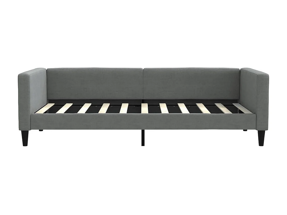 Berkfield Daybed with Mattress Dark Grey 90x190 cm Fabric