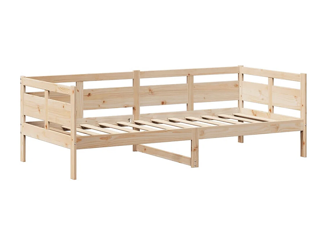 Berkfield Day Bed with Roof without Mattress 80x200 cm Solid Wood